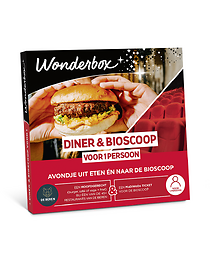 Diner & bioscoop voor 1 persoon